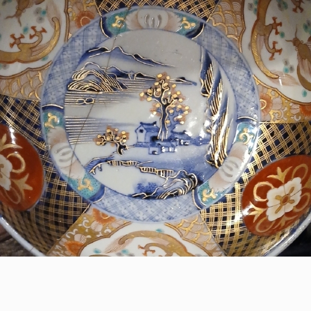 Elegant Multicolor Decorative Plate